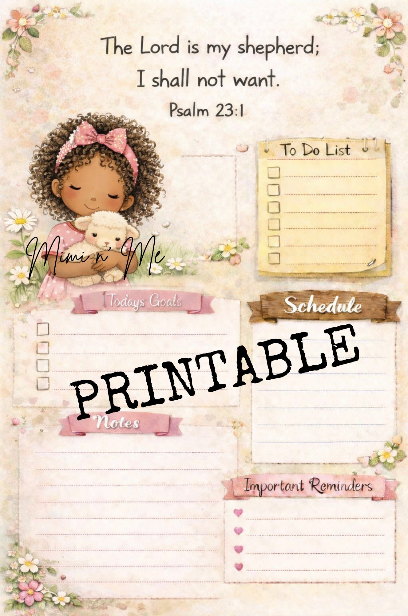 Weekly Planner - Printable