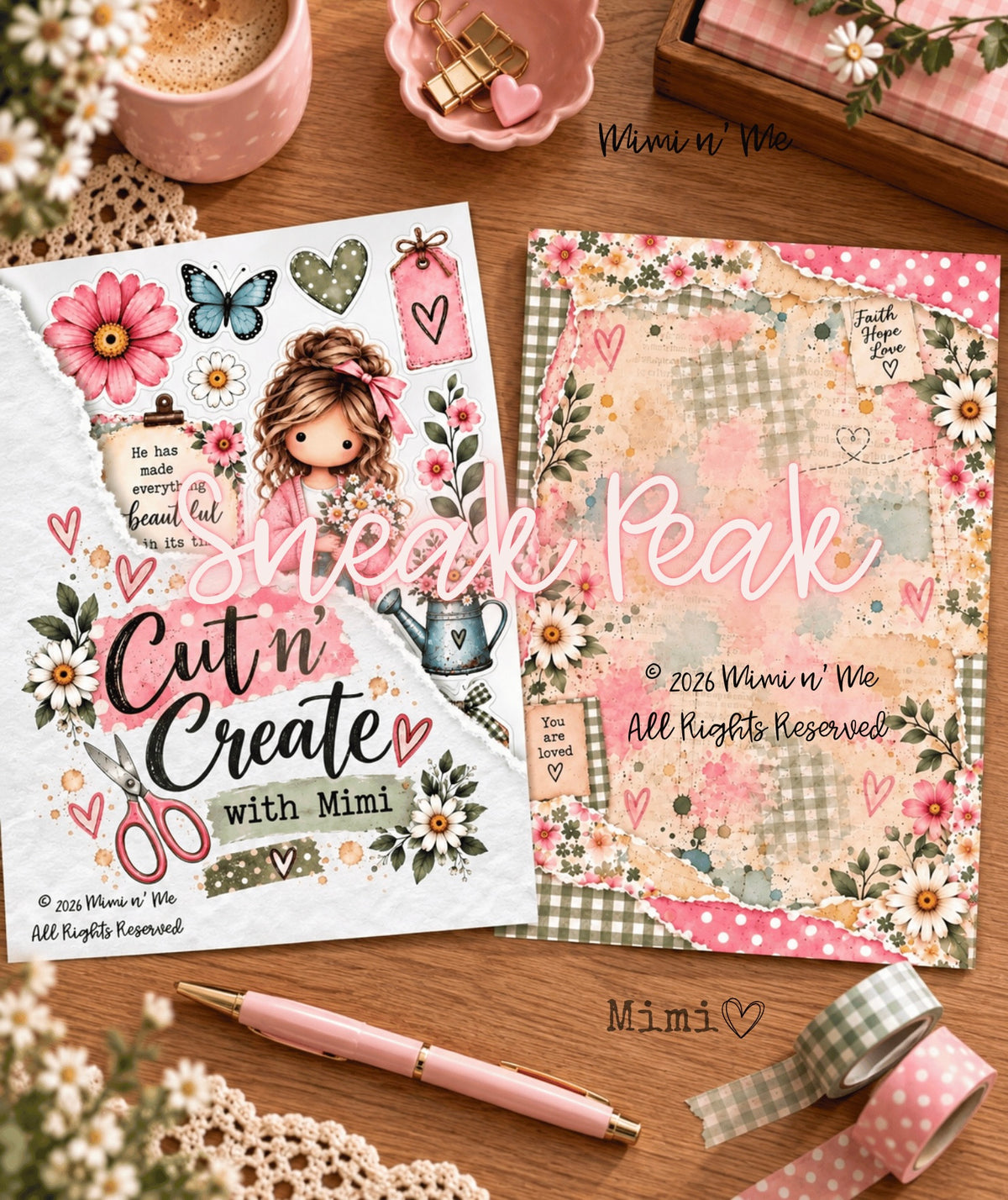 Cut n’ Create with Mimi ~ Art Journal/Activity Book