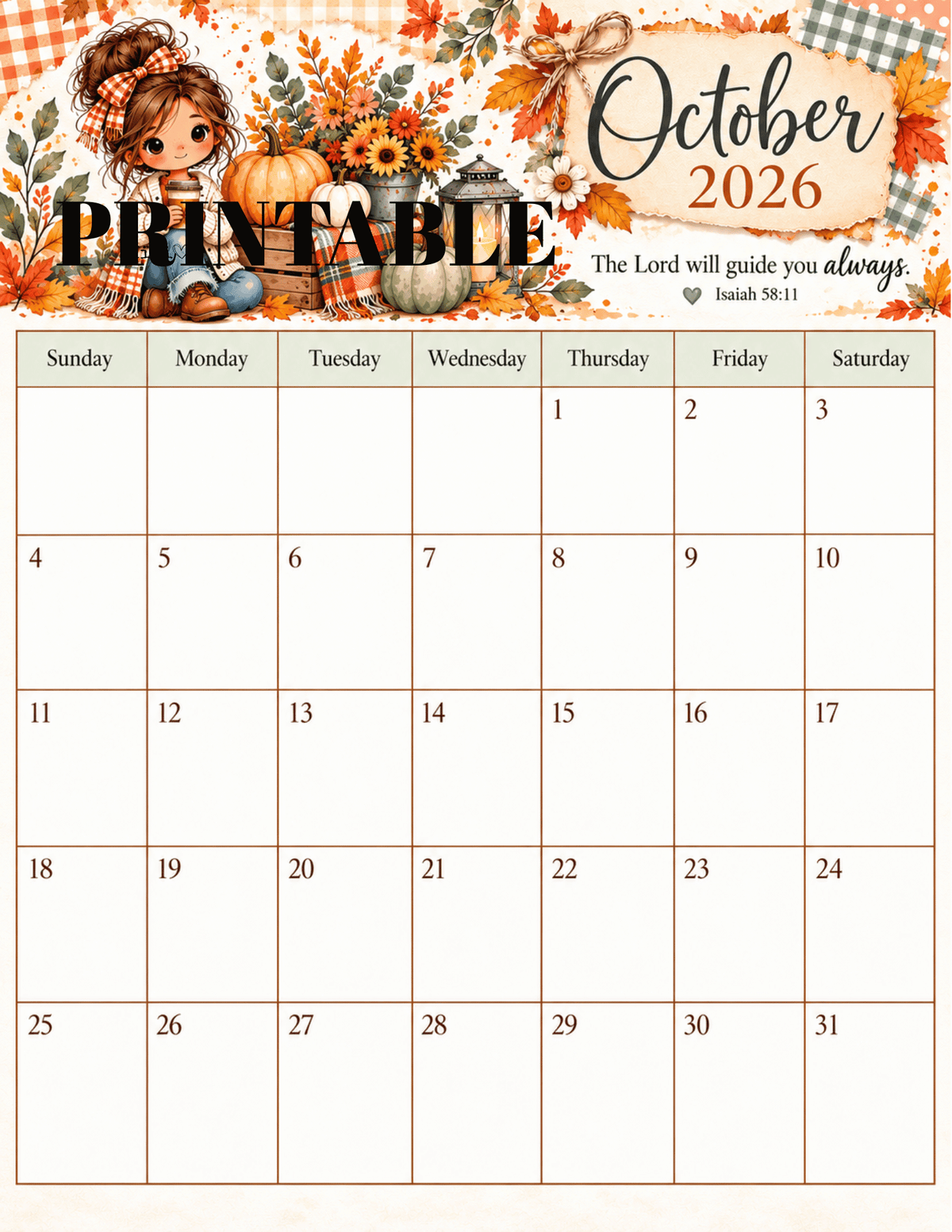 Printable Calendar