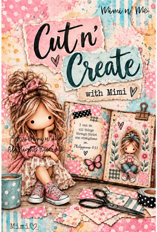 Cut n’ Create with Mimi ~ Art Journal/Activity Book