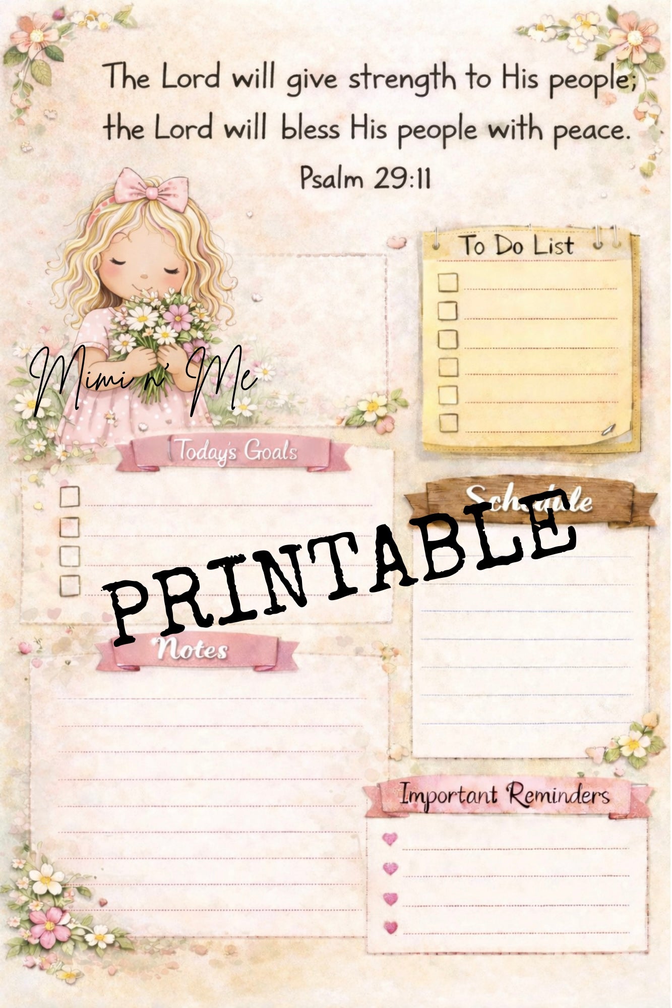 Weekly Planner - Printable