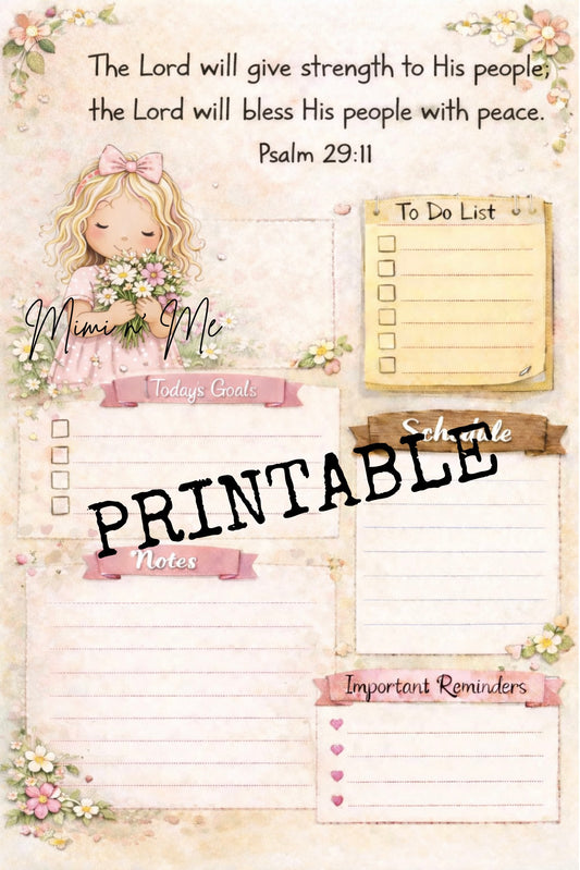 Weekly Planner - Printable