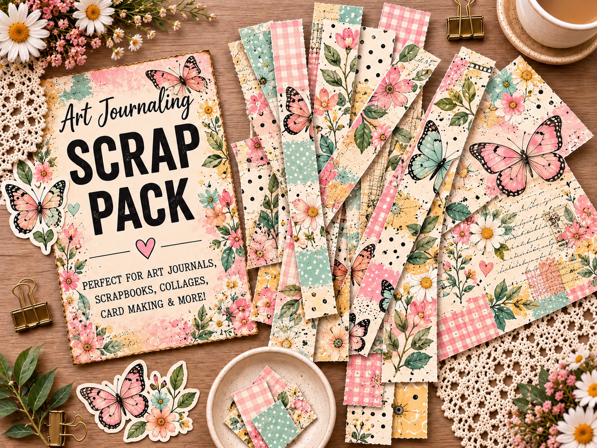 Surprise Scrap Pack! Butterfly Garden