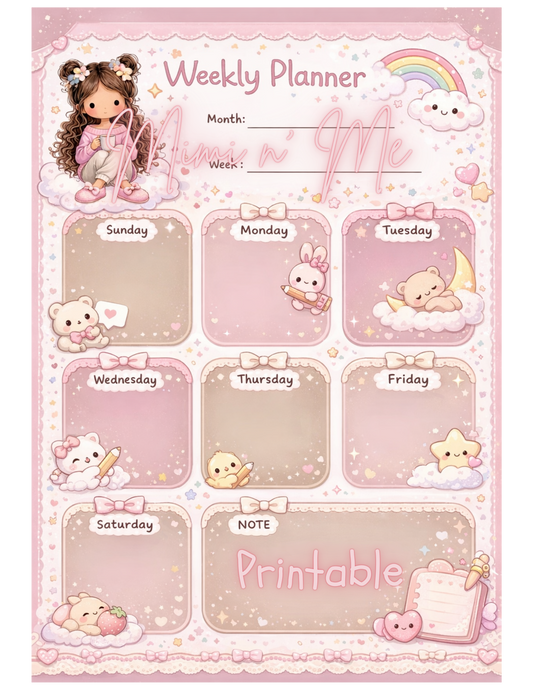 Weekly Planner - Printable