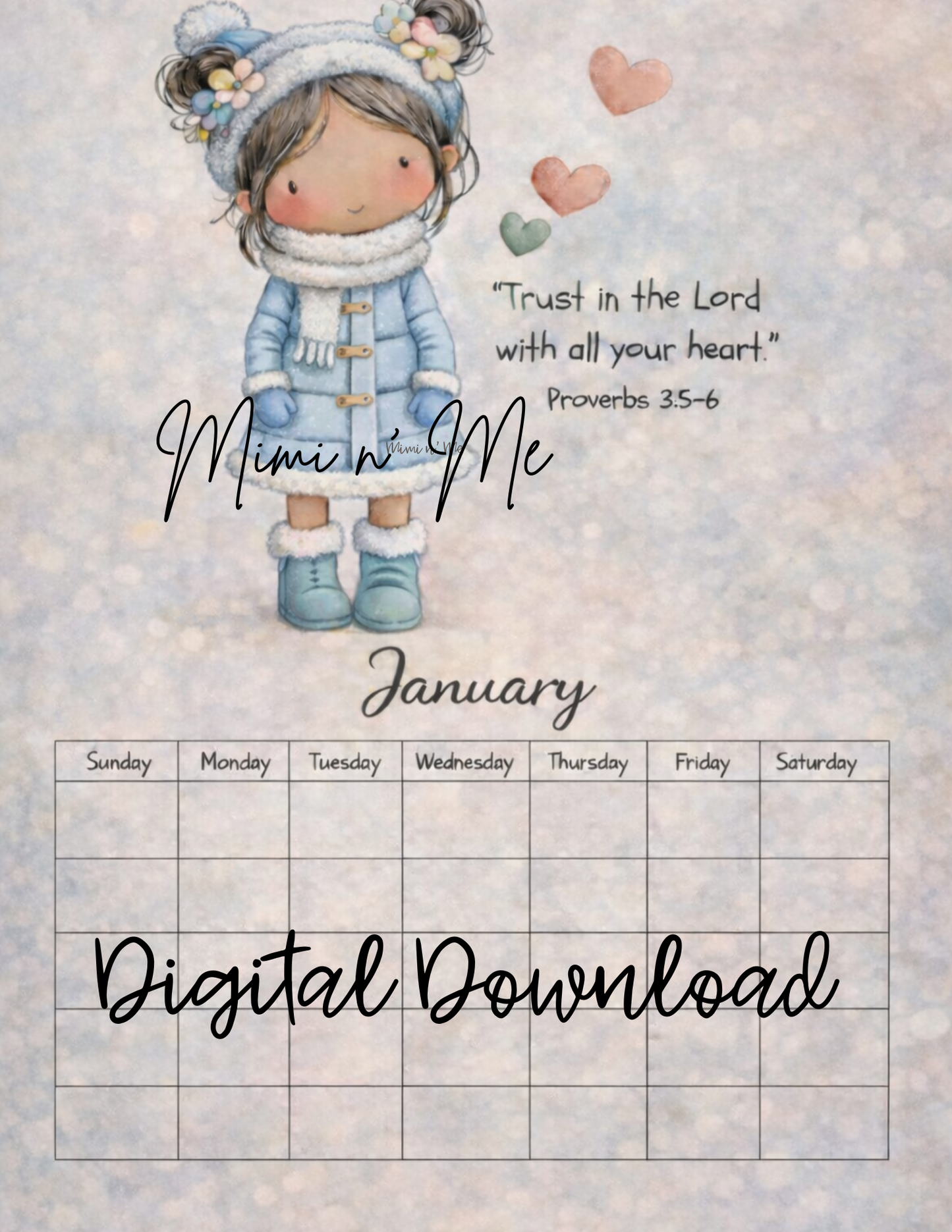 Printable Calendar Bundle~ Digital Download