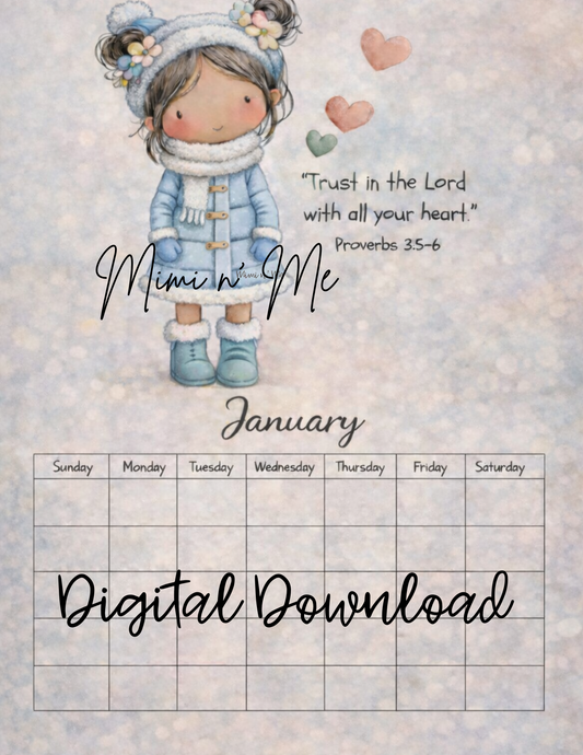 Printable Calendar Bundle~ Digital Download