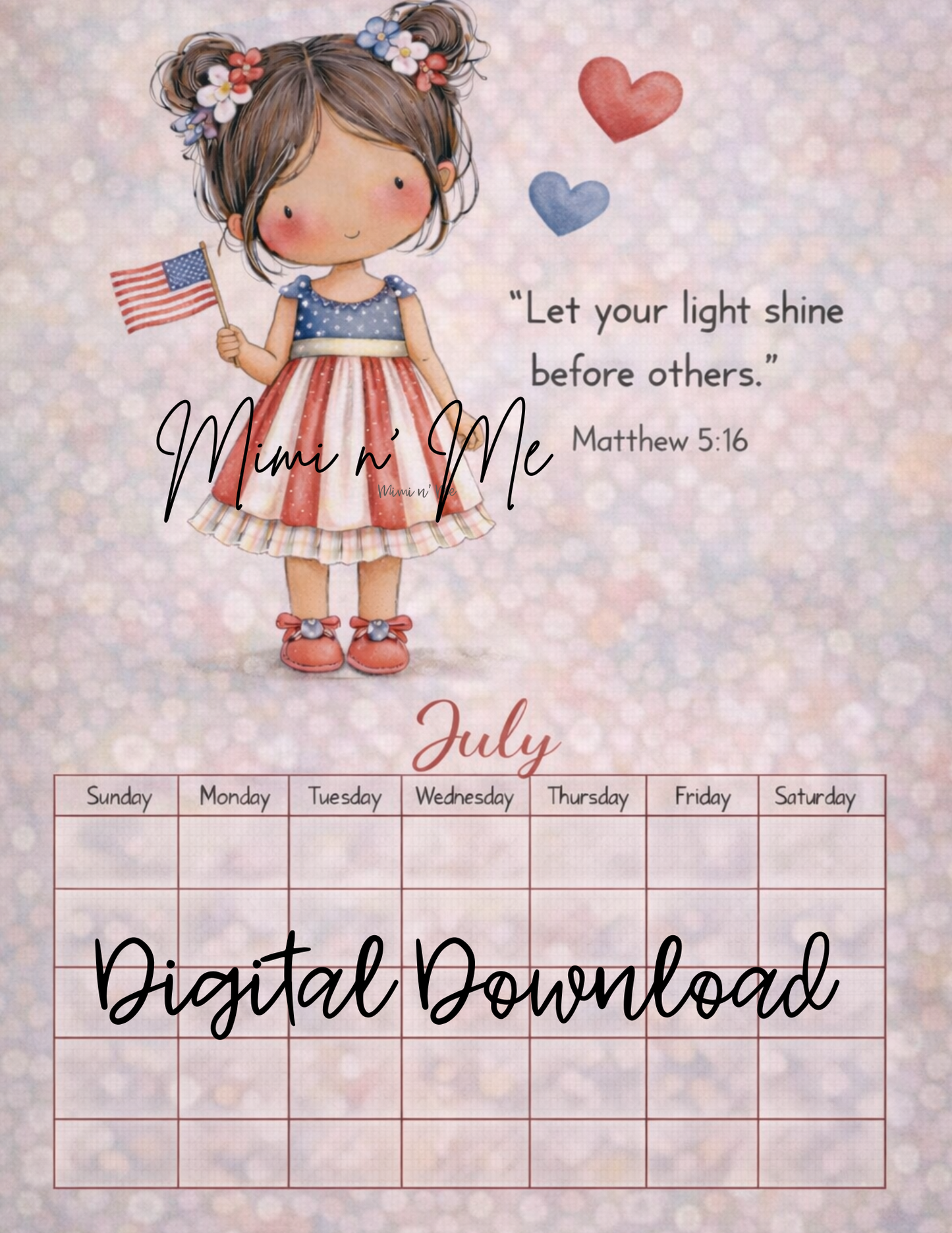 Printable Calendar Bundle~ Digital Download