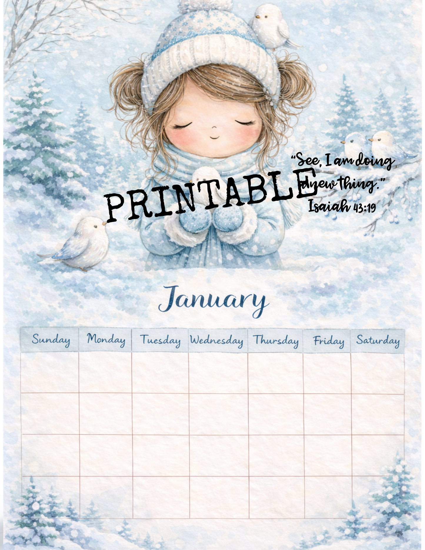 Printable Calendar Bundle~ Digital Download