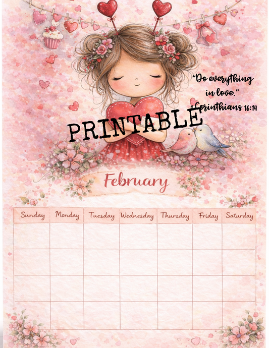 Printable Calendar Bundle~ Digital Download