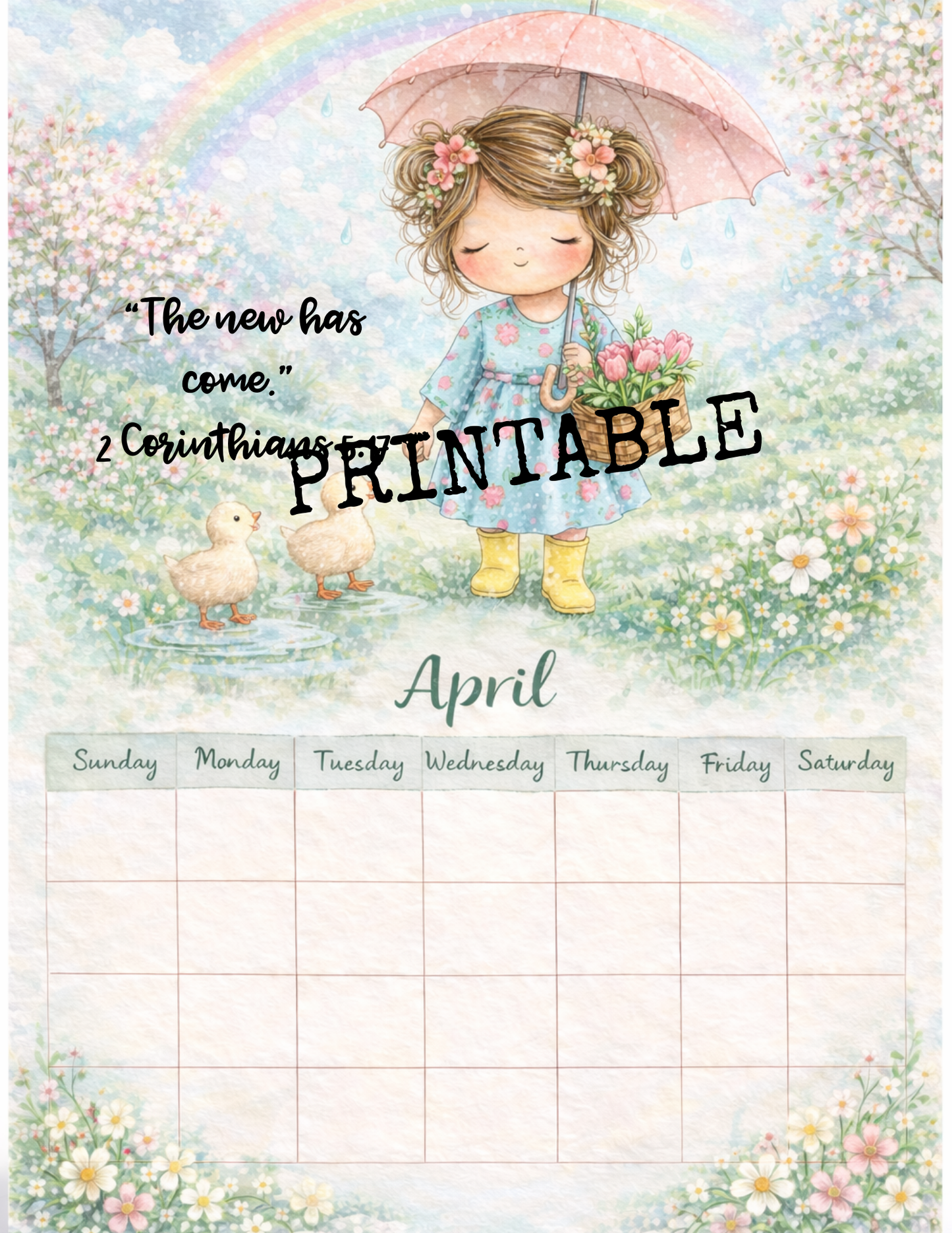 Printable Calendar Bundle~ Digital Download