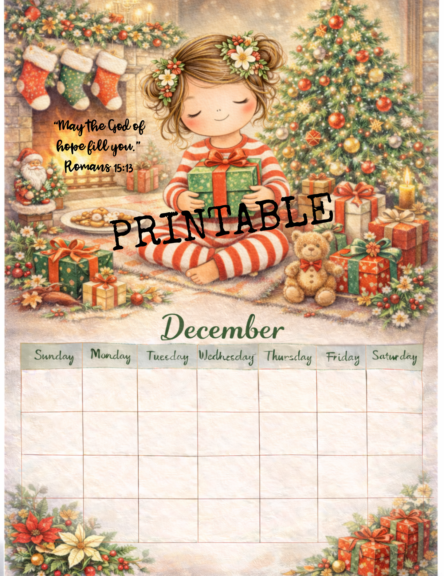 Printable Calendar Bundle~ Digital Download