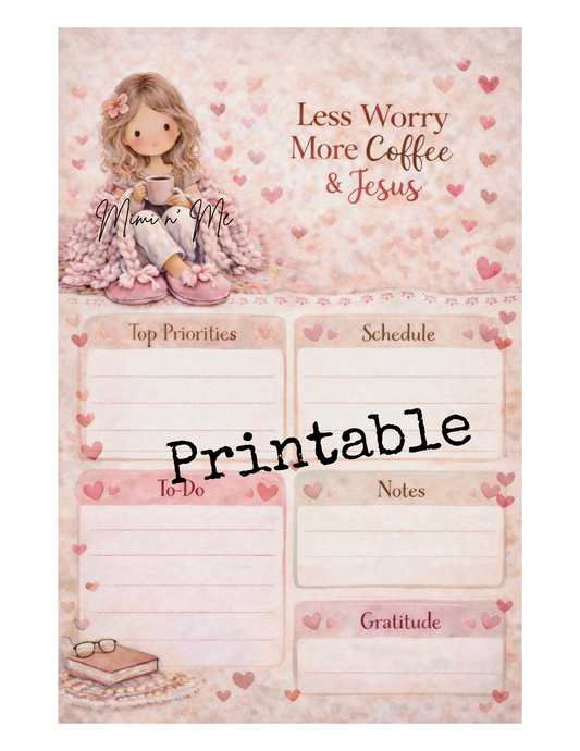 Weekly Planner - Printable