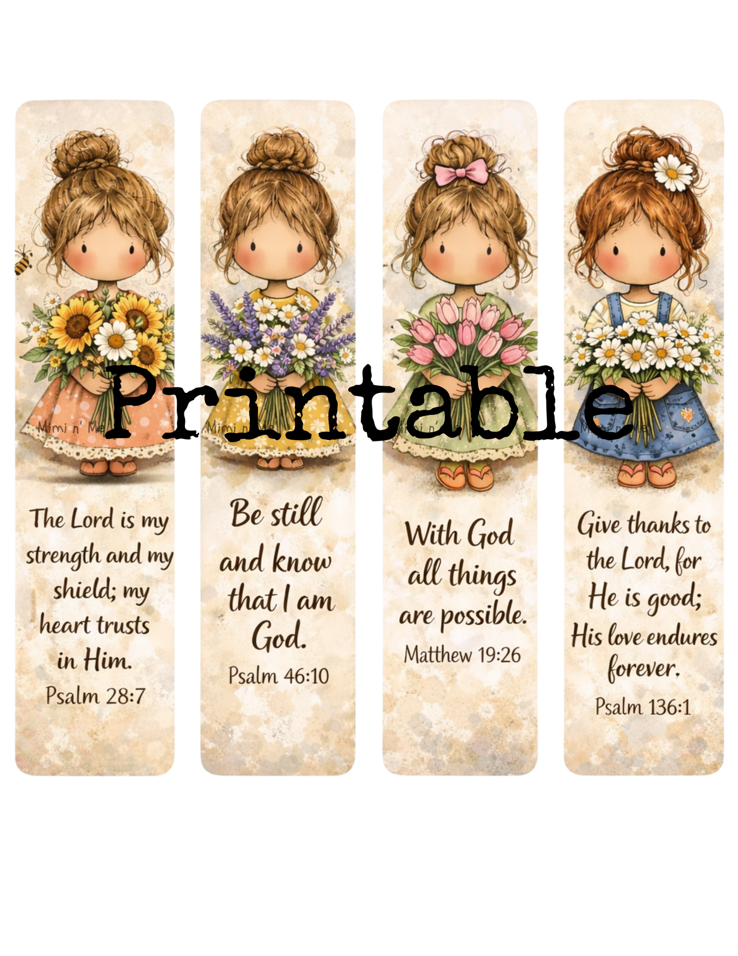 Printable Bundle Bookmarks #01